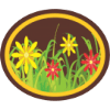 Distintivo da especialidade Floricultura