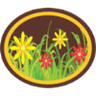 Distintivo da especialidade Floricultura