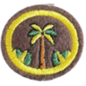 Distintivo da especialidade Paisagismo