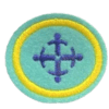 Distintivo da especialidade Unidade no Corpo de Cristo