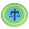 Distintivo da especialidade Ministério de Cristo no Santuário Celestial