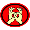 Distintivo da especialidade Intérprete de Língua de Sinais