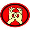 Distintivo da especialidade Intérprete de Língua de Sinais