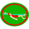 Distintivo da especialidade Natação Intermediário I