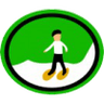 Distintivo da especialidade Excursionismo Pedestre na Neve