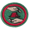 Distintivo da especialidade Acampamento Consciente