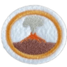 Distintivo da especialidade Vulcões