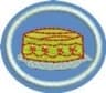 Distintivo da especialidade Decoração de Bolos