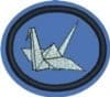 Distintivo da especialidade Origami