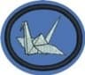 Distintivo da especialidade Origami