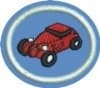 Distintivo da especialidade Corrida de Carrinhos de Madeira