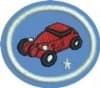 Distintivo da especialidade Corrida de Carrinhos de Madeira - avançado
