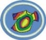 Distintivo da especialidade Tie-dye