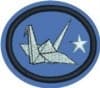 Distintivo da especialidade Origami - avançado