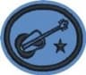 Distintivo da especialidade Violão - avançado